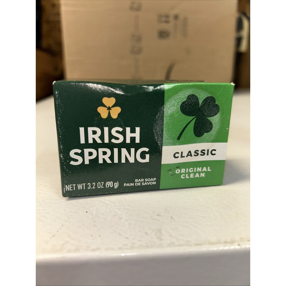 Pack Irish Spring Classic Bar Soap 3.2oz Bar New